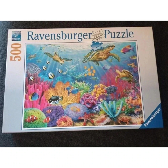 Ravensburger Other - Ravensburger Tropical Waters 500 Piece Puzzle Made In Germany No Missing Pieces